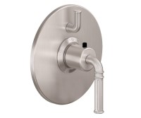 Round Back Plate, Lever Handle Style Therm with Diverter