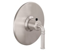 Round Back Plate, Trousdale Lever Handle