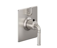 Quad Flat Back Plate, Lever Handle Style Therm with Diverter