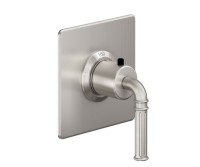 Square Back Plate, Trousdale Lever Handle