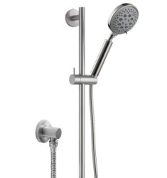 Hand Shower on a Slide Bar to Adjust Shower Height