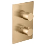 Rectangle Back Plate, Round 2 Handles