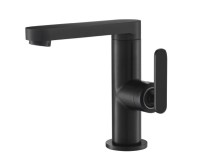 Flusso 110.1000 Satin Brass Single Hole Faucet with Front Lever Control