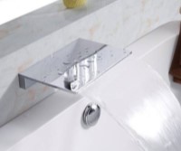 Flusso Cascade Modern Flat Waterfall Tub Spout