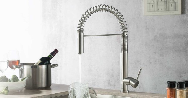 Kitche Faucet with spring spout