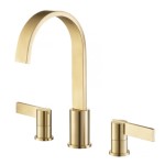 Widespread Sink Faucet with Swivel Spout