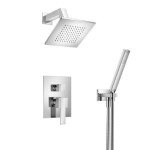 Pressure Balance Control, Hand Shower on Hook and Showerhead