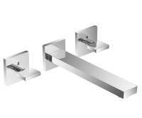 Flusso 160.1900 Square Style Wall Mounted Sink Faucet