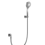 Square Wand Hand Shower with Rounded End and Hook