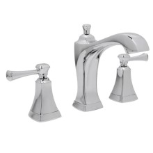 Tall Curving Spout, Lever Handles, Sink Faucet in Chrome