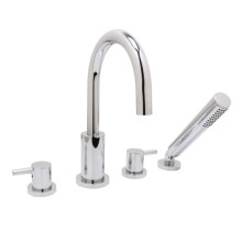 4 Piece Tub Filler with Hand Shower