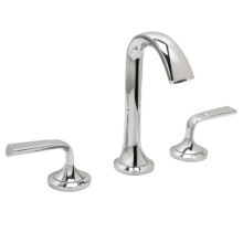 Tall Curving Spout, Lever Handles, Sink Faucet in Chrome