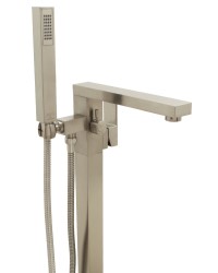 Square Style Floor Mount Filler with Handshower