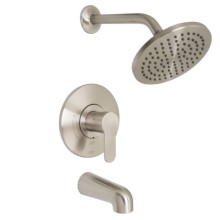 Round Shower Head, Tazio Handle & Tub Spout