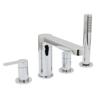 4 Piece Tub Filler with Hand Shower