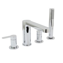 4 Piece Tub Filler with Hand Shower
