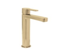 Square Style Single Hole Faucet with Top Lever Control