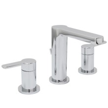 Modern Flat Spout, Paddle Lever Handles, Sink Faucet in Chrome