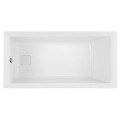 Modern Rectangle Tub with Hidden End Drain