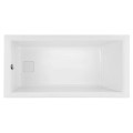 Modern Rectangle Tub with Hidden End Drain