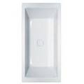 Versailles Modern Rectangle Bath, Hidden Center Drain