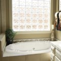 Drop-in Bathtub, Installed in a Tile Surround