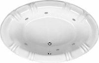 Alyssa Oval, Decrative Rim, Soaking Tub