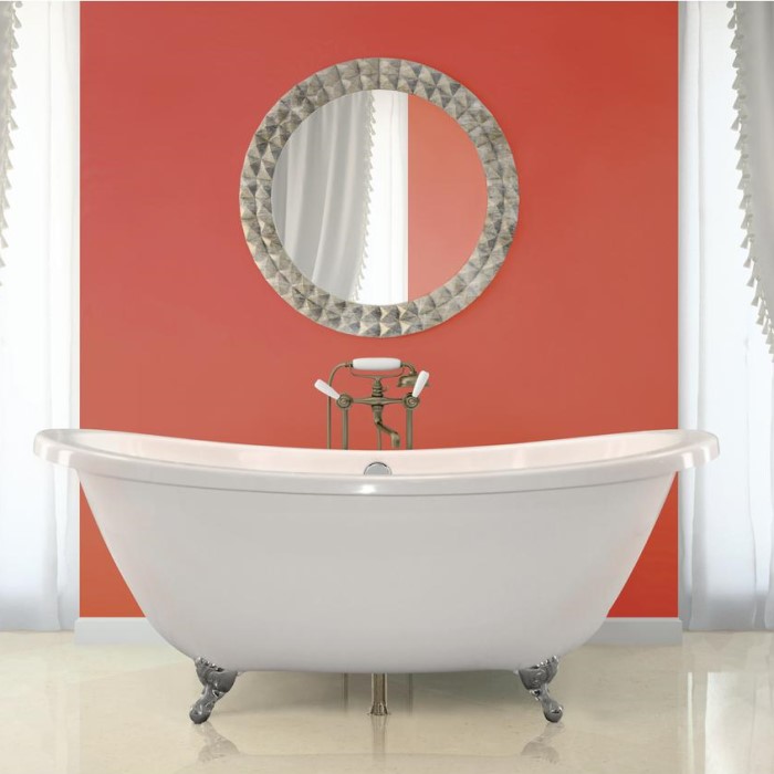 Oval Double Slipper Bath, Claw Feet