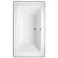 Angel Rectangle Tub, Center Drain, Decorative Rim
