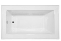 Hydro Systems Angel End Drain End Drain, Rectangle Tub, Step Style Rim