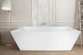 Freestanding Rectangle Bath with Angled Sides