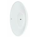 6636, Egg Shaped, Center Drain Bath