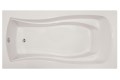 Rectangle Tub with Armrests, Beautifully Shaped Bath Well