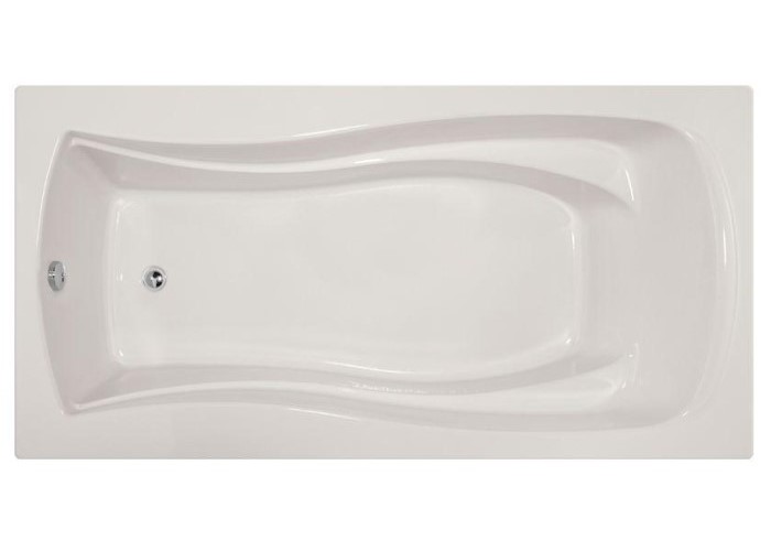 Rectangle Tub with Armrests, Beautifully Shaped Bath Well