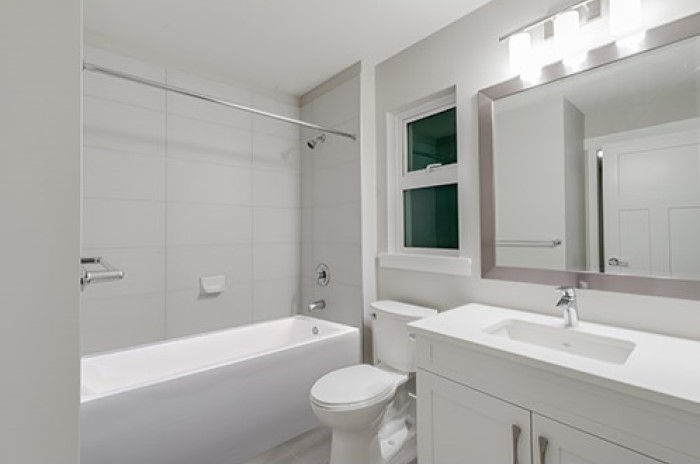 Citrine Alcove Tub Installed as a Tub & Shower