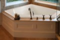 Courtney Triangle Tub Installed as a Drop-in