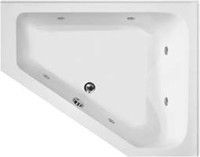 Left-hand Corner Tub, 6 Jet Whirlpool