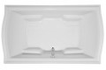 Rectangle Bath, Sculpted Rim, Center Drain