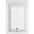 Hydro Systems Emma Rectangle Tub with End Drain, 8 Jet Whirlpool