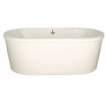 Oval Freestanding Soaking Tub with Angled Sides