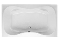 Evansport Rectangle Bath, Center Side Drain, Figure 8 Interior, Armrests
