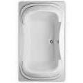Fantasy Rolled Neck Pillows, Center Drain, Rectangle
