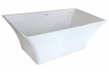 Rectangle Freestanding Bath, Curving Sides