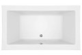 Modern Rectangle Bath with Center Drain