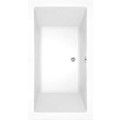 Hydro Systems Lacey Modern, Large Rectangle Bathtub with Center Drain