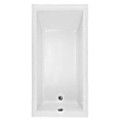 Modern Rectangle Tub, End Drain