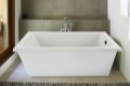 Modern Rectangle Tub, with Fold Over Rim