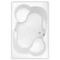 Makyla Rectangle Tub with 2 Seats, Armrests