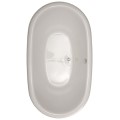 Oval Tub, Center Side Drain, Rolled Rim