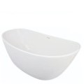 Oval Freestanding Double Slipper, Center Side Drain